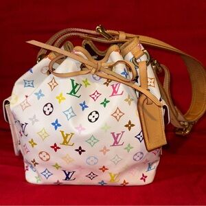 Multicolor Designer Bucket Bag